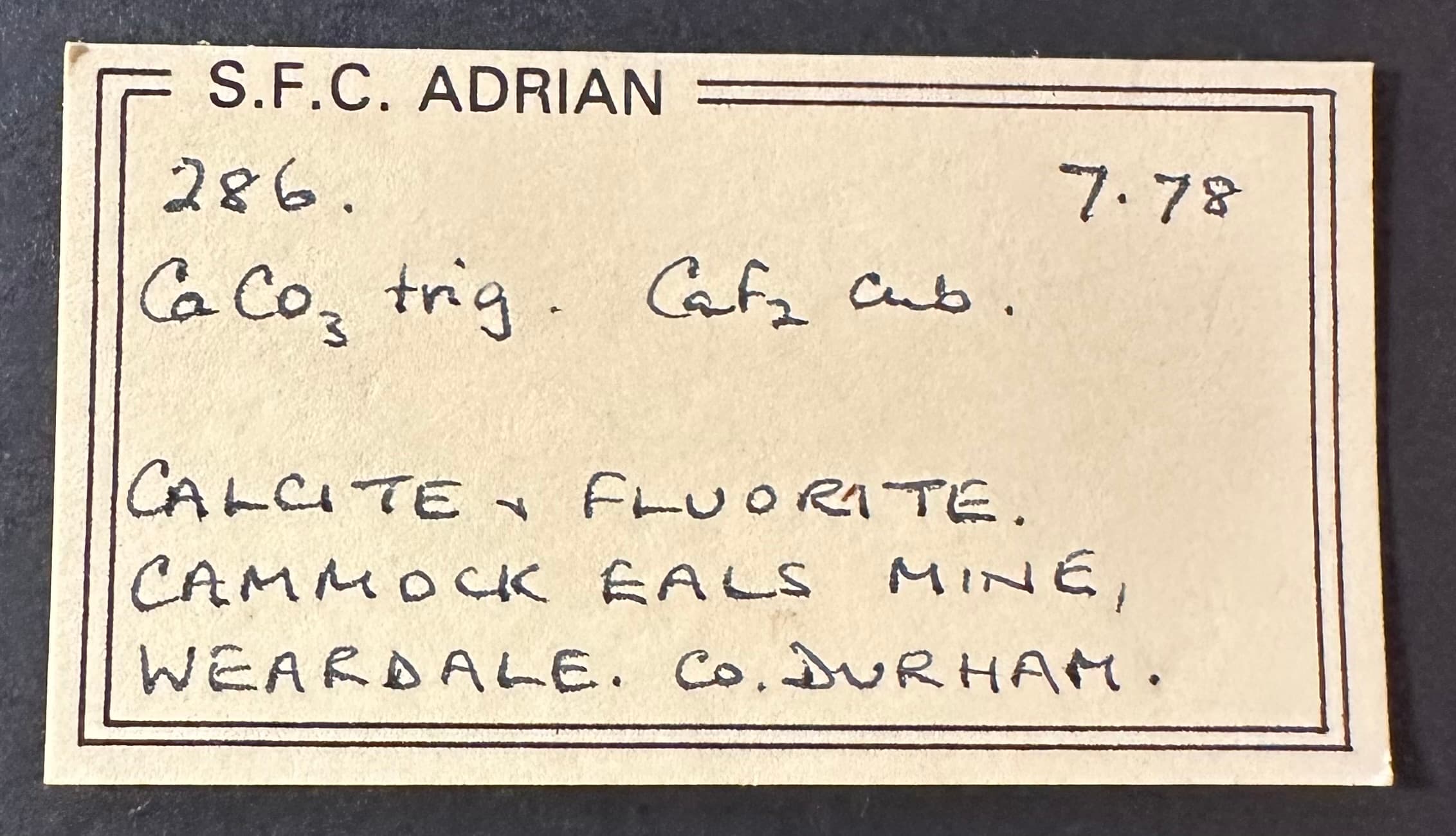 Label photo