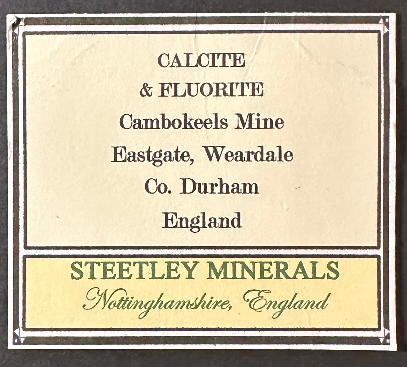 Label photo