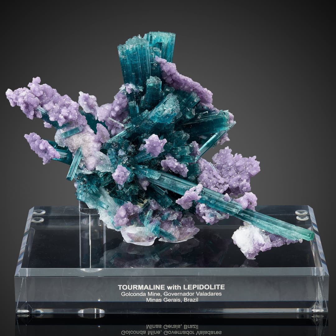 Tourmaline with Lepidolite