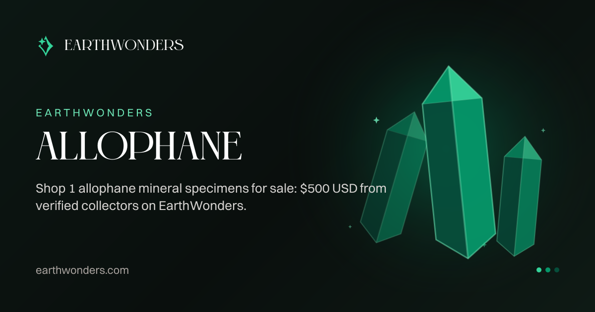 Allophane Specimens for Sale | EarthWonders